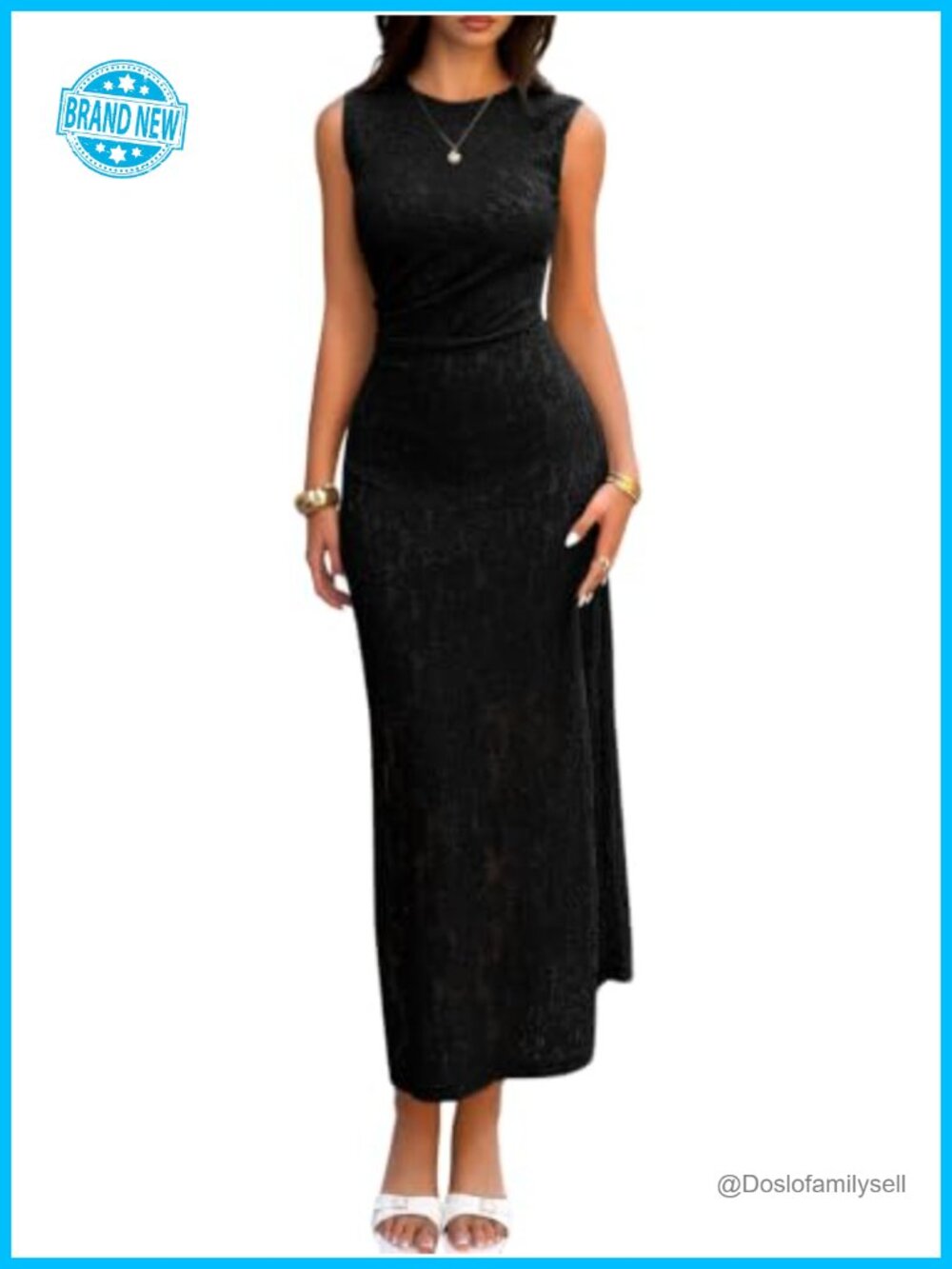 Lace Midi Bodycon Dress Sleeveless Elegant Floral Cocktail